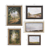 Sea View (Set of 5) by Mercana Studioa Hand Embellished Textured Framed Art Print by Mercana at Eve Furniture