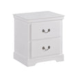 Seabright White Nightstand by Homelegance at Eve Furniture