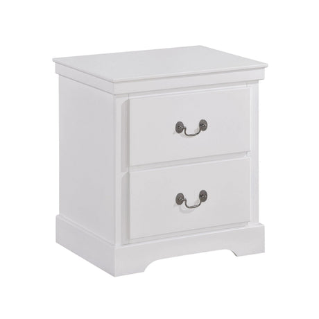 Seabright White Nightstand by Homelegance at Eve Furniture