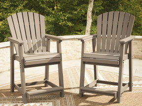 Seacliff Beach Medium Brown Barstool (2/CN) by Ashley at Eve Furniture