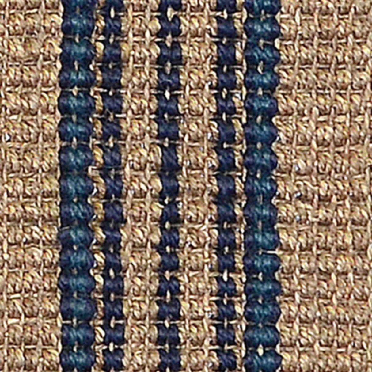 Seagrass Cabana Navy Stripe Rug by Classic Home at Eve Furniture