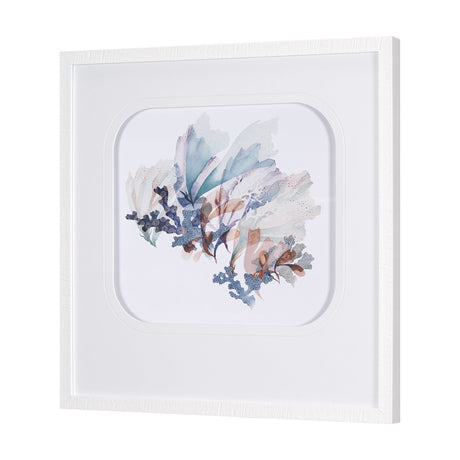 Seagrass - Stir by Mercana Studio a Hand Embellished Textured Framed Art Print Matted under Glass by Mercana at Eve Furniture