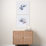 Seagrass - Stir by Mercana Studio a Hand Embellished Textured Framed Art Print Matted under Glass by Mercana at Eve Furniture