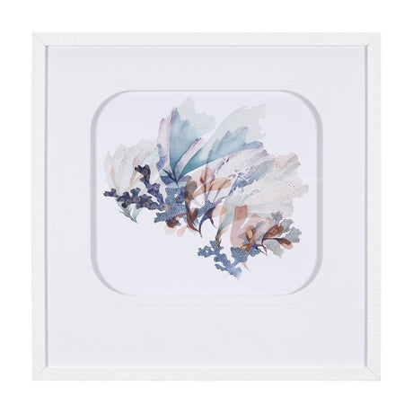 Seagrass - Stir by Mercana Studio a Hand Embellished Textured Framed Art Print Matted under Glass by Mercana at Eve Furniture