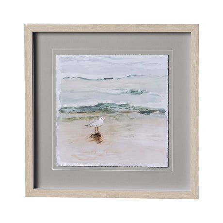 Seagull Cove I by Victoria Borges a Framed Art Print Matted under Glass by Mercana at Eve Furniture