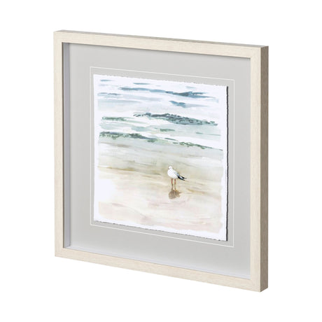 Seagull Cove II by Victoria Borges a Framed Art Print Matted under Glass by Mercana at Eve Furniture