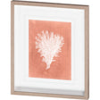 Sealife on Coral II by Vision Studio a Hand Embellished Textured Framed Art Print Matted under Glass by Mercana at Eve Furniture