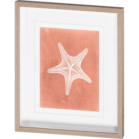 Sealife on Coral IV by Vision Studio a Hand Embellished Textured Framed Art Print Matted under Glass by Mercana at Eve Furniture