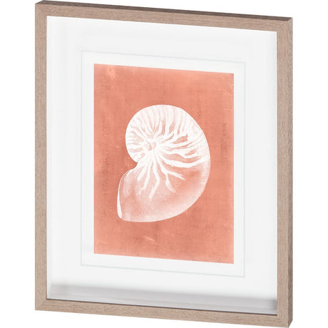 Sealife on Coral V by Vision Studio a Hand Embellished Textured Framed Art Print Matted under Glass by Mercana at Eve Furniture