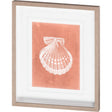 Sealife on Coral VII by Vision Studio Hand Embellished Textured Framed Art Print Matted under Glass by Mercana at Eve Furniture
