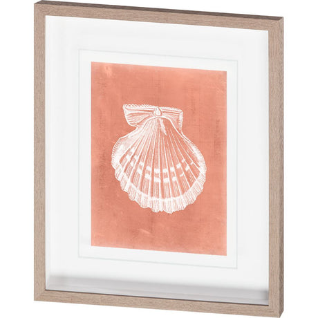 Sealife on Coral VII by Vision Studio Hand Embellished Textured Framed Art Print Matted under Glass by Mercana at Eve Furniture