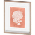 Sealife on Coral VIII by Vision Studio Hand Embellished Textured Framed Art Print Matted under Glass by Mercana at Eve Furniture