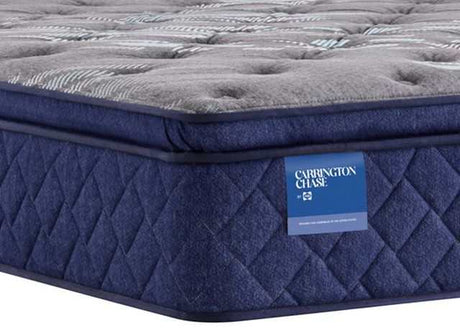 Sealy Carrington Chase Spring Midnight Cove Innerspring Soft Euro Pillow Top Mattress by Sealy at Eve Furniture