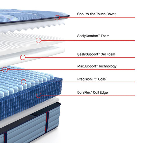 Sealy Posturepedic Dupont II Firm Mattress by Sealy at Eve Furniture