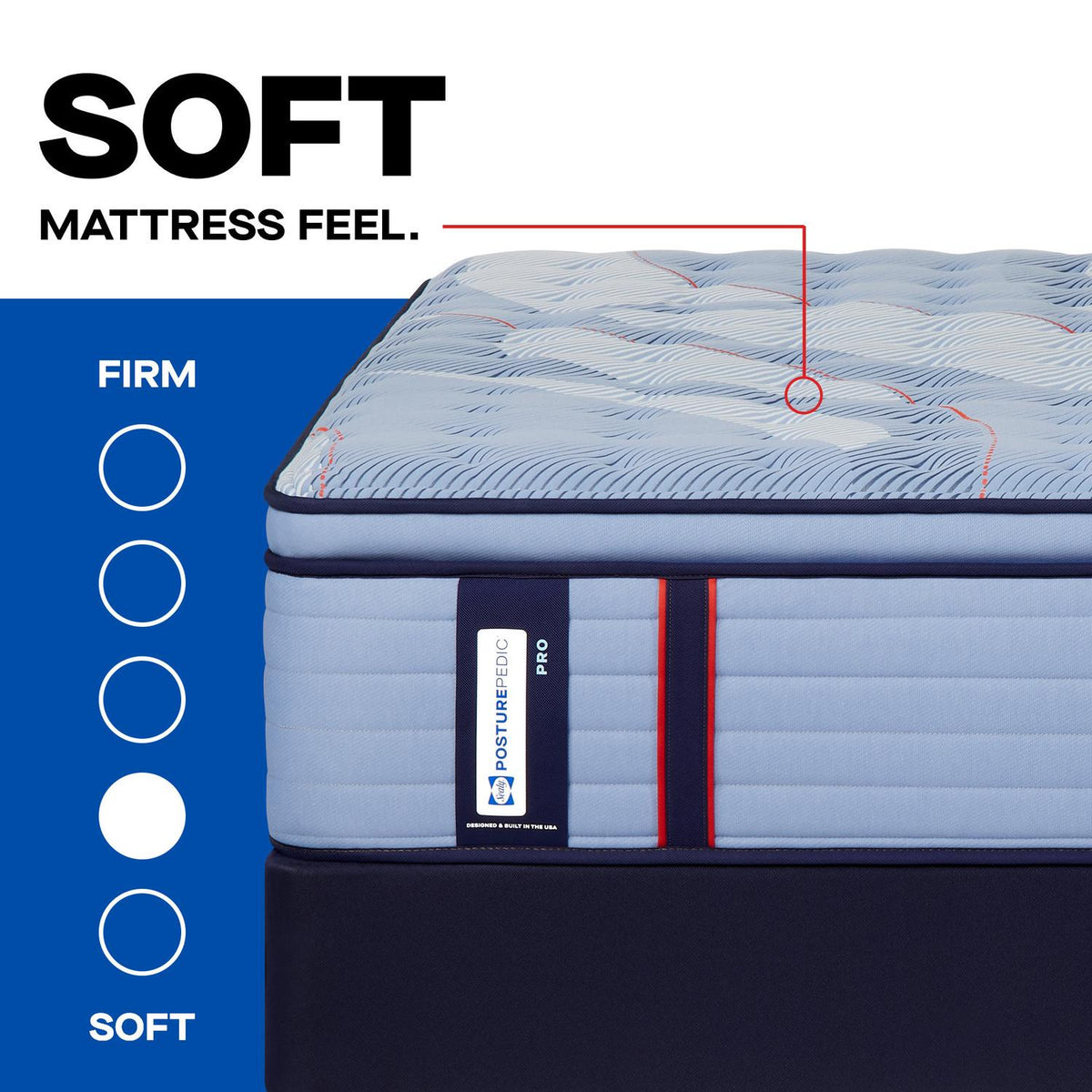 Sealy Posturepedic Dupont II Pillow Top Soft Mattress by Sealy at Eve Furniture