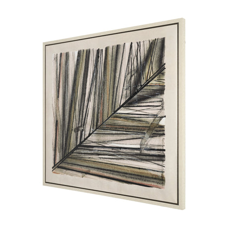 Seam I by Chad Warren a Hand Embellished Textured Framed Canvas by Mercana at Eve Furniture