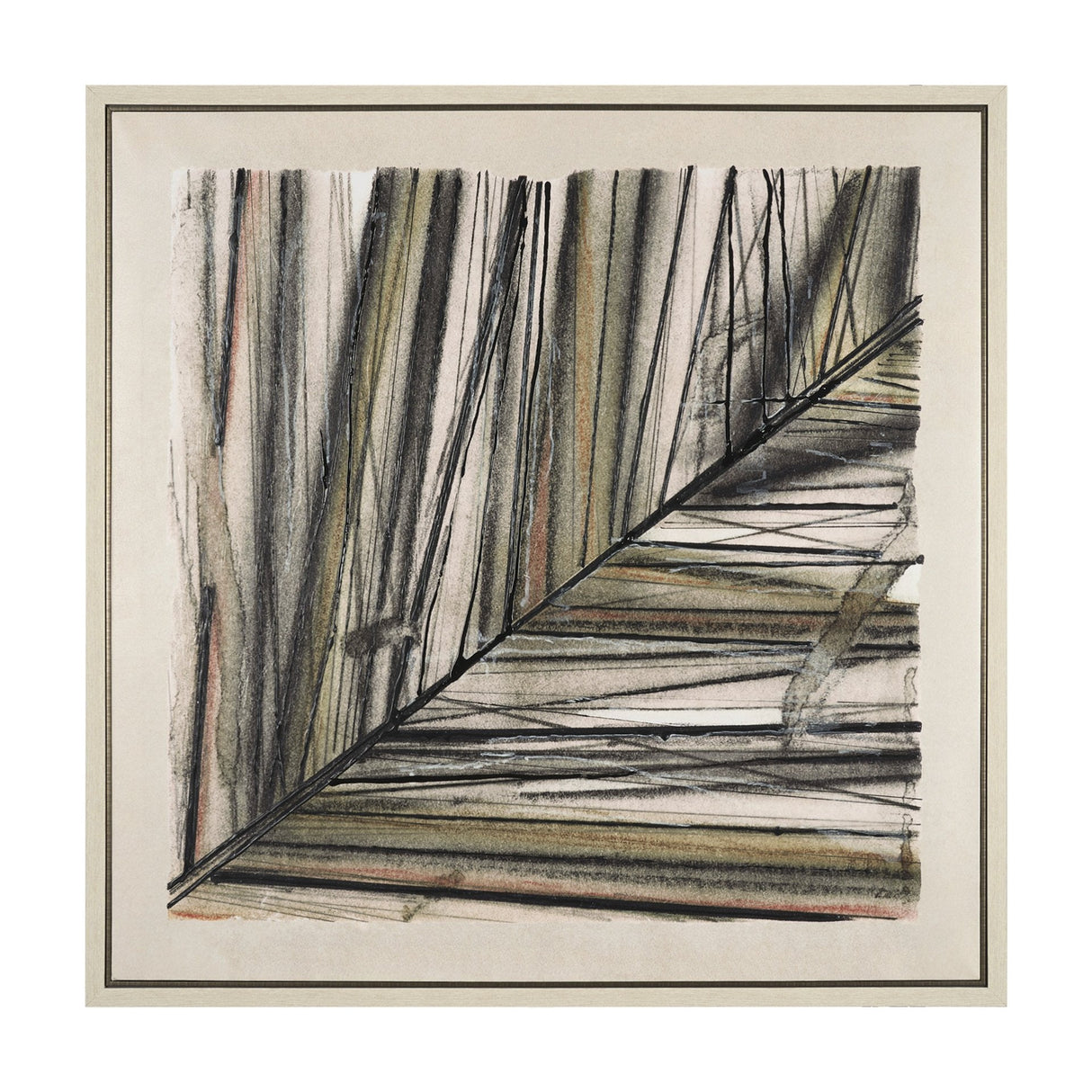 Seam I by Chad Warren a Hand Embellished Textured Framed Canvas by Mercana at Eve Furniture
