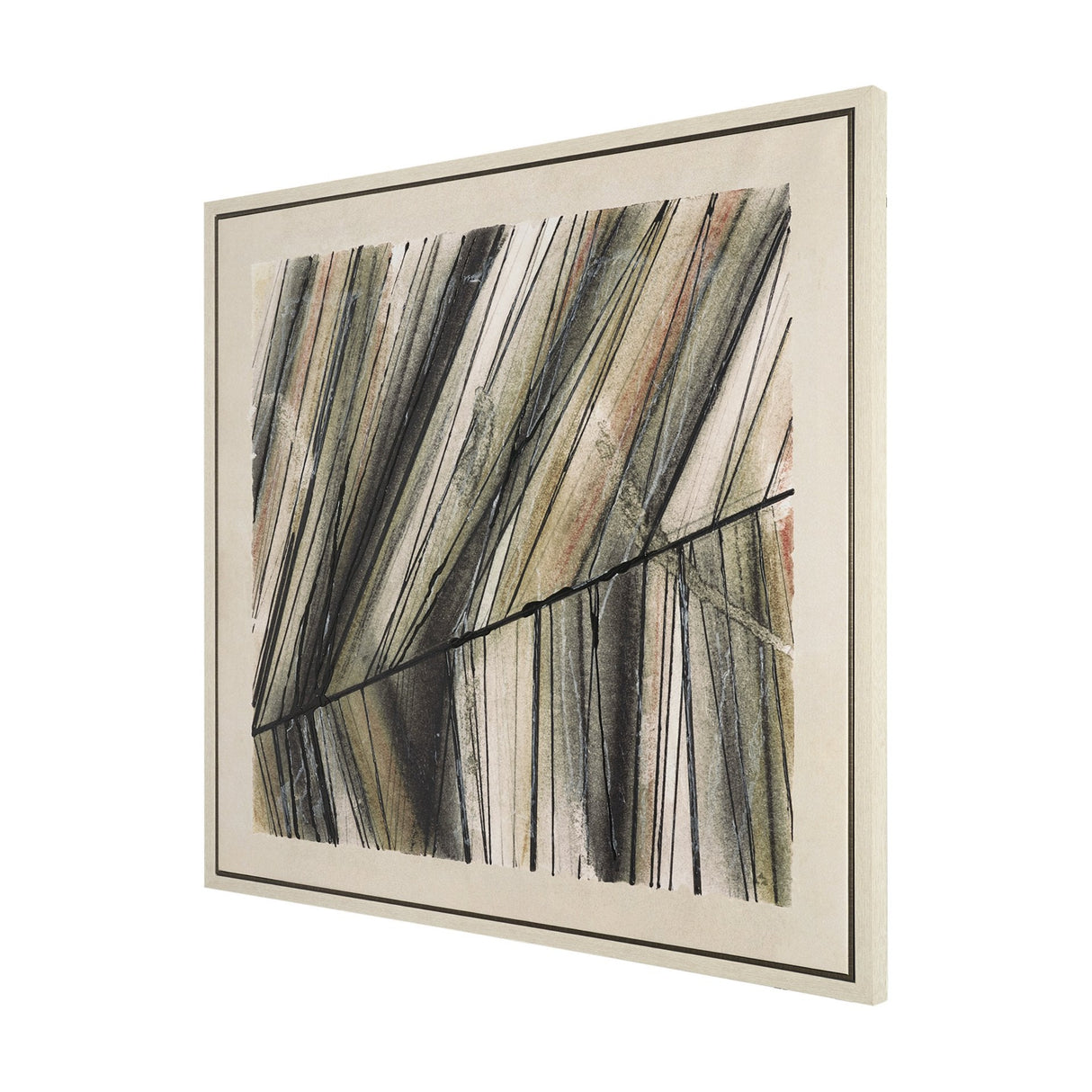 Seam II by Chad Warren a Hand Embellished Textured Framed Canvas by Mercana at Eve Furniture