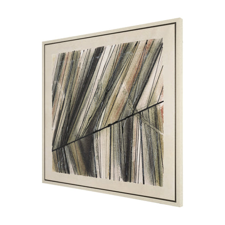 Seam II by Chad Warren a Hand Embellished Textured Framed Canvas by Mercana at Eve Furniture
