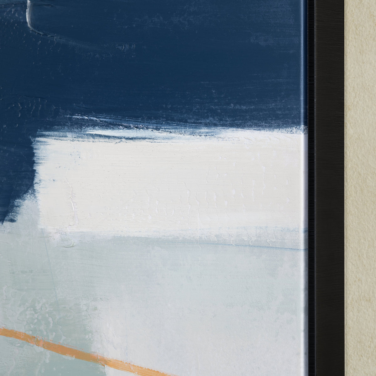 Seamless Blue/Gold Canvas by Crestview at Eve Furniture