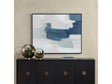 Seamless Blue/Gold Canvas by Crestview at Eve Furniture