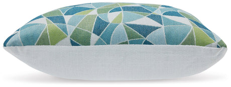 Seanow Next-Gen Nuvella Green/Turquoise/White Pillow (Set of 4) by Ashley at Eve Furniture
