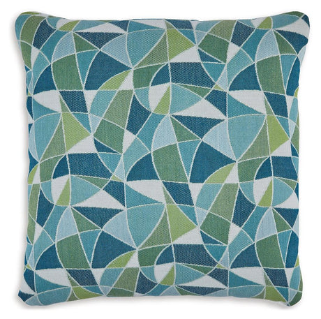 Seanow Next-Gen Nuvella Green/Turquoise/White Pillow (Set of 4) by Ashley at Eve Furniture