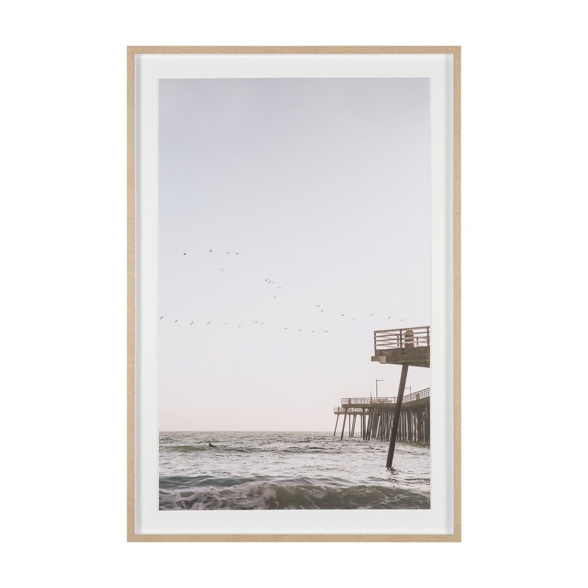 Seaside Serenity by Shot By Clint Framed Photo Print Matted under Glass by Mercana at Eve Furniture