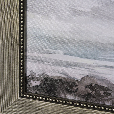 Seaside Vacation III by Mercana Studio a Hand Embellished Textured Framed Art Print by Mercana at Eve Furniture