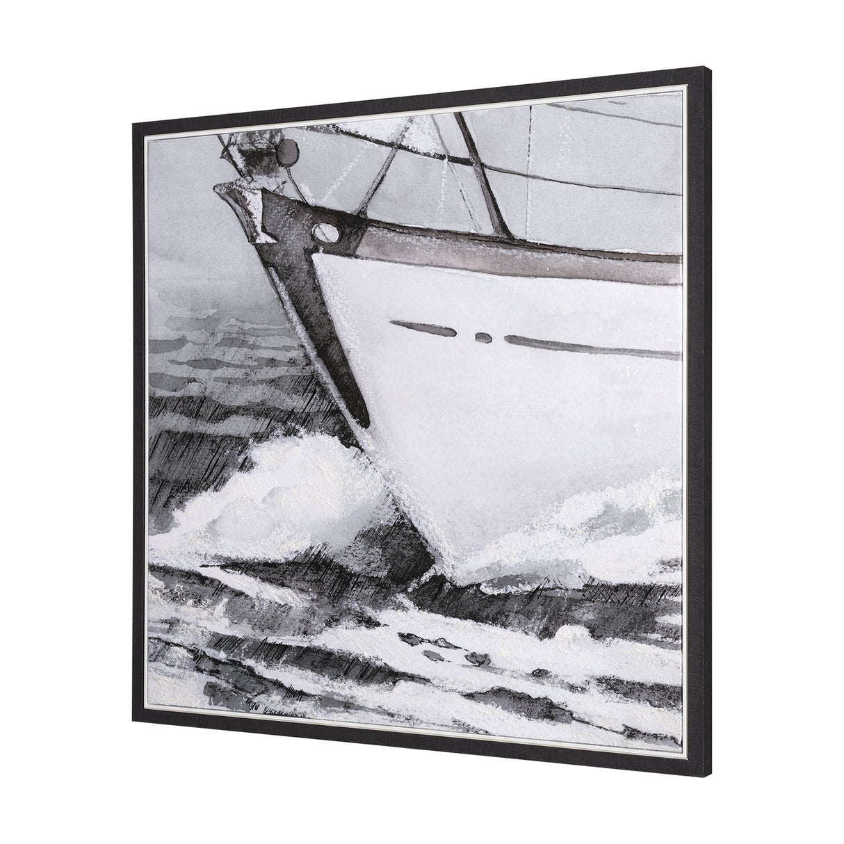 Seaside Vacation III by Mercana Studio a Hand Embellished Textured Framed Canvas by Mercana at Eve Furniture