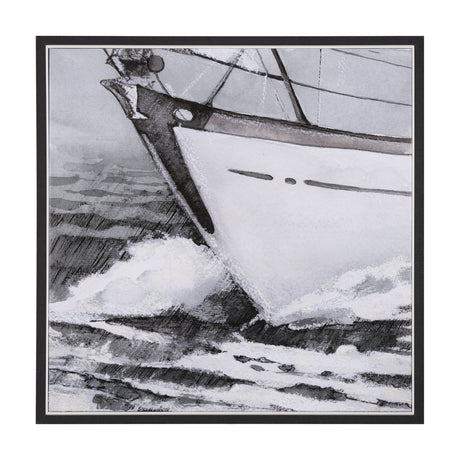 Seaside Vacation III by Mercana Studio a Hand Embellished Textured Framed Canvas by Mercana at Eve Furniture