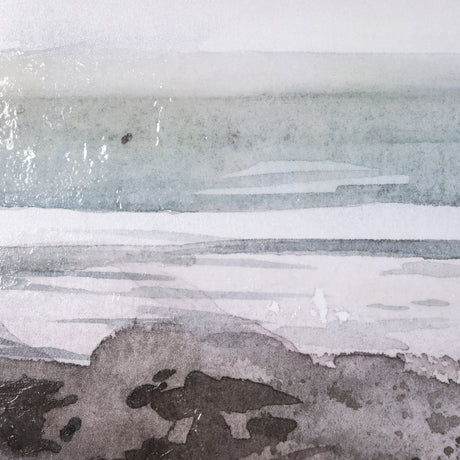 Seaside Vacation IV by Mercana Studio a Hand Embellished Textured Framed Art Print by Mercana at Eve Furniture