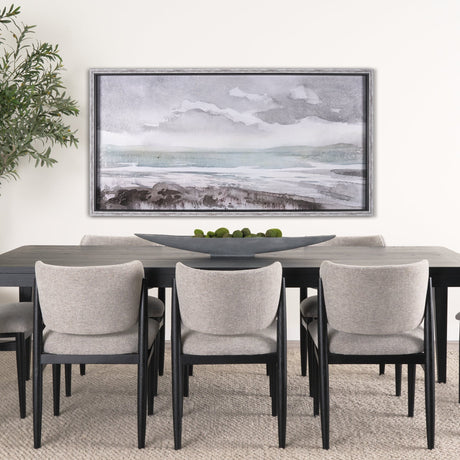 Seaside Vacation IV by Mercana Studio a Hand Embellished Textured Framed Art Print by Mercana at Eve Furniture