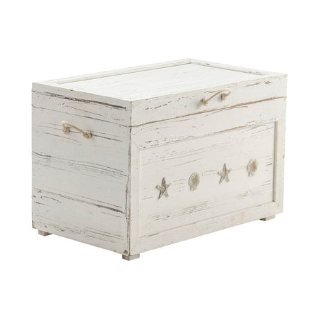 Seaside White 3-Piece Trunks by Crestview at Eve Furniture