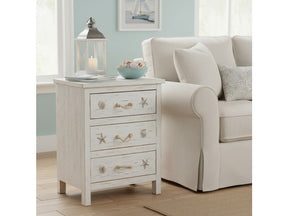 Seaside White Chest by Crestview at Eve Furniture