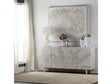 Seaside White/Brown Four-Door Sideboard by Crestview at Eve Furniture