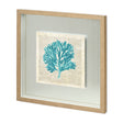 Seaweed Pages by Christopher James a Hand Embellished Textured Framed Art Print Matted under Glass by Mercana at Eve Furniture