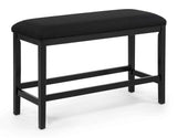 Sebastian Black Counter Height Bench by Crown Mark at Eve Furniture