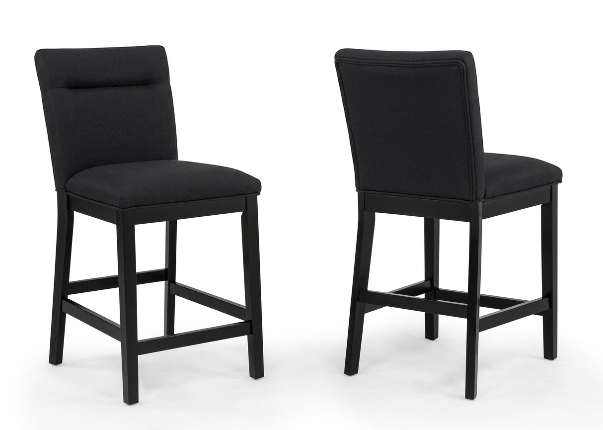 Sebastian Black Counter Height Set by Crown Mark at Eve Furniture