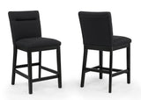 Sebastian Black Counter Height Set by Crown Mark at Eve Furniture