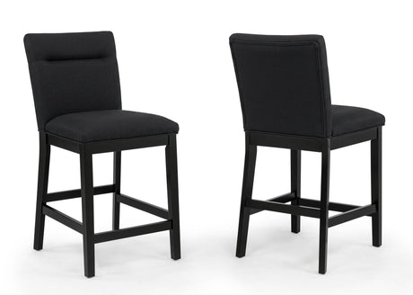 Sebastian Black Counter Height Set by Crown Mark at Eve Furniture