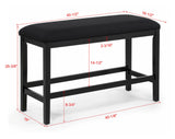 Sebastian Black Counter Height Set by Crown Mark at Eve Furniture