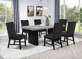 Sebastian Black Dining Set by Crown Mark at Eve Furniture
