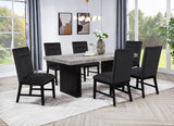 Sebastian Black Side Chair (Set of 2) by Crown Mark at Eve Furniture