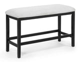 Sebastian Black/Gray Counter Height Bench