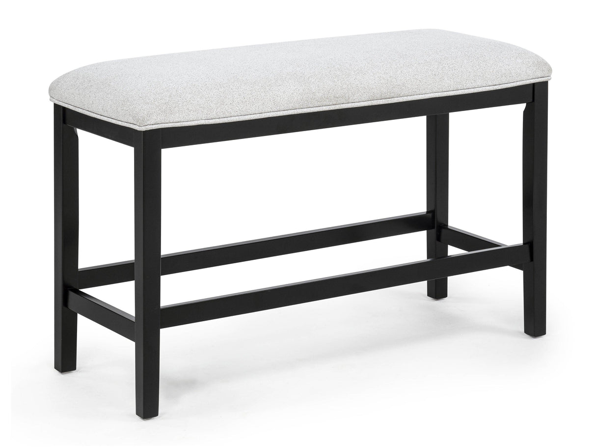 Sebastian Black/Gray Counter Height Dining Set by Crown Mark at Eve Furniture