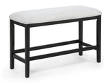 Sebastian Black/Gray Counter Height Dining Set by Crown Mark at Eve Furniture