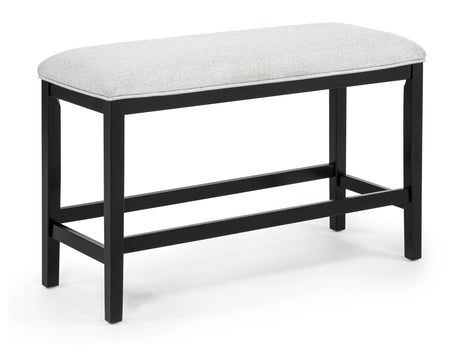Sebastian Black/Gray Counter Height Dining Set by Crown Mark at Eve Furniture