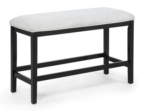 Sebastian Black/Gray Counter Height Set by Crown Mark at Eve Furniture