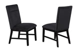 Sebastian Black/Gray Dining Set by Crown Mark at Eve Furniture